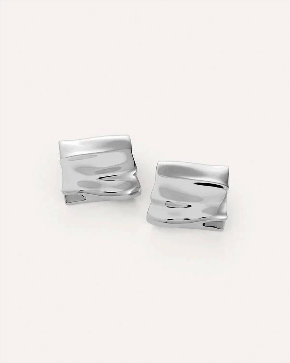 NEW JENNYBIRD women's sundra earrings in silver